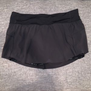 Black Lululemon Tennis Skirt